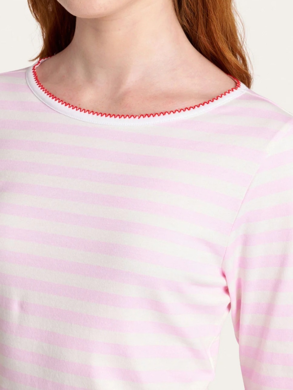 Cozyland Ellie PJ Top in Candy Cane - Picture 2 of 6